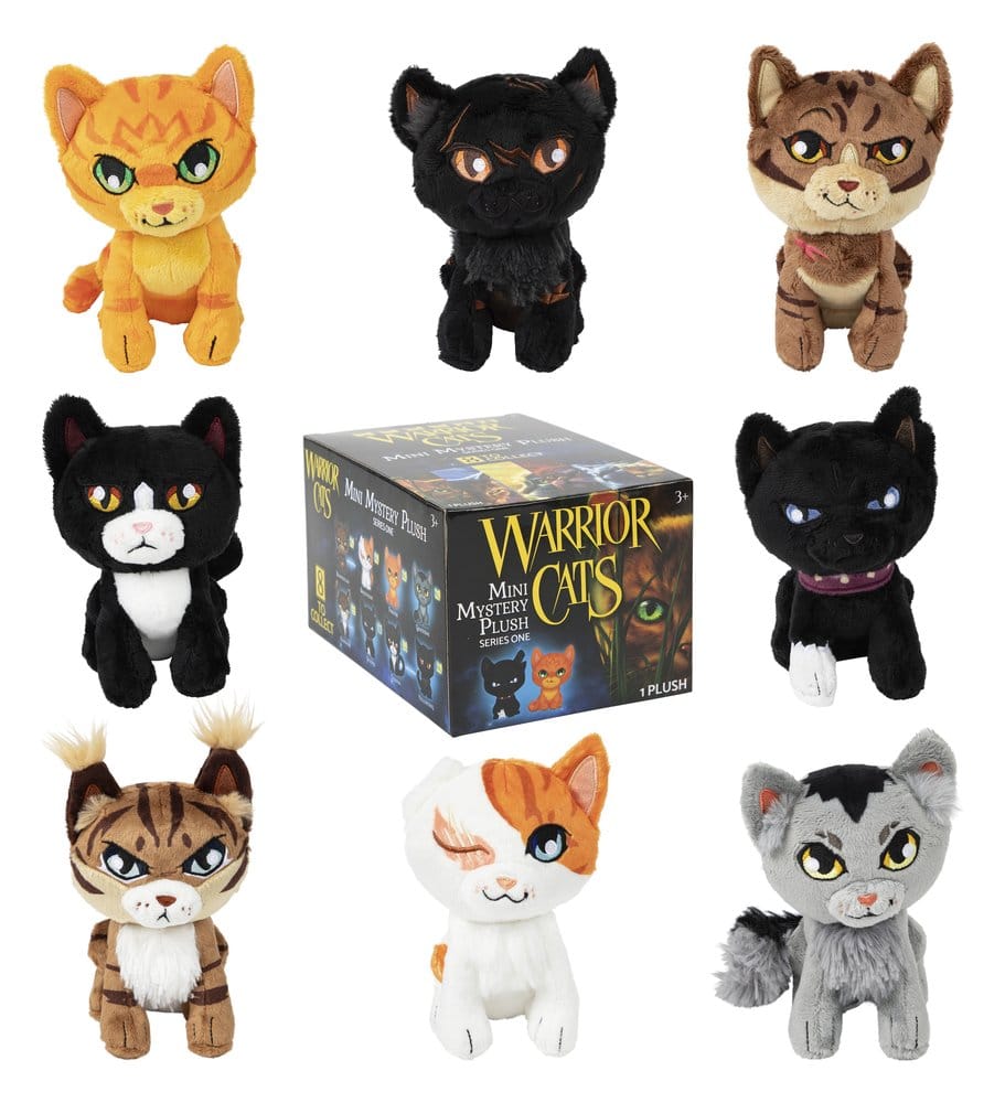 Warrior Cats peluche présentoir Blind Box Mini Mystery Plush Series 1 15 cm (9)