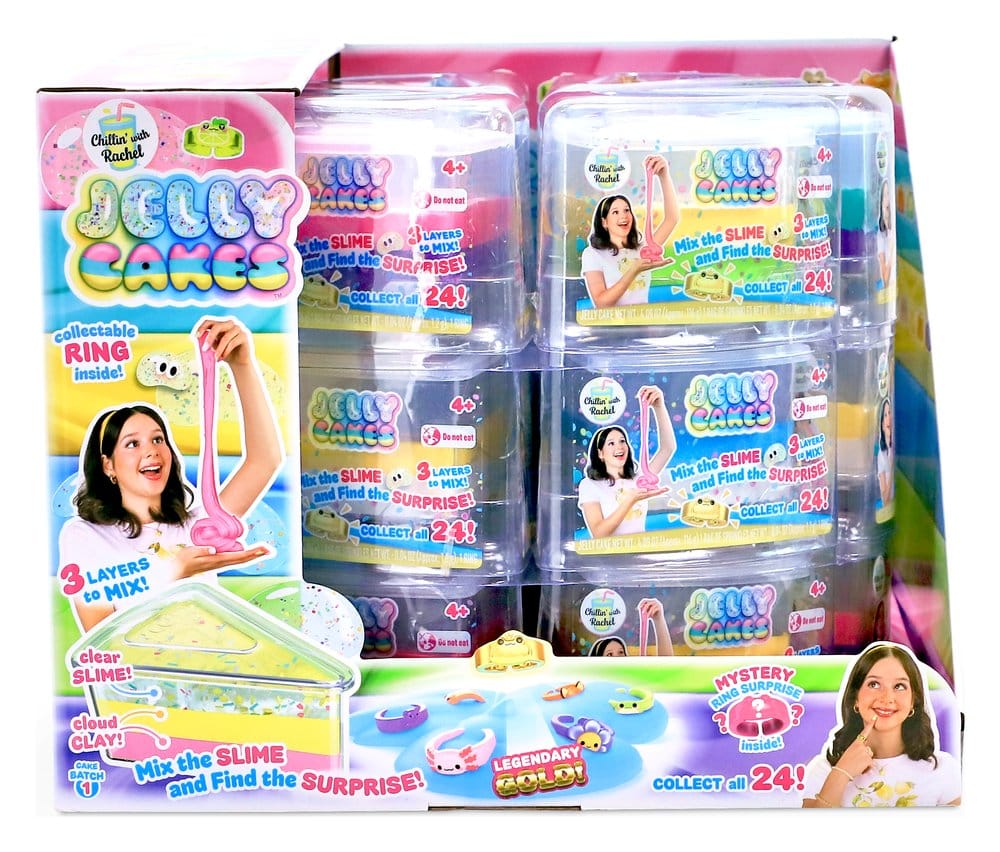 Jelly Cakes figurines anti-stress Series 1 Chillin Cake XL Blind Box Display (18)