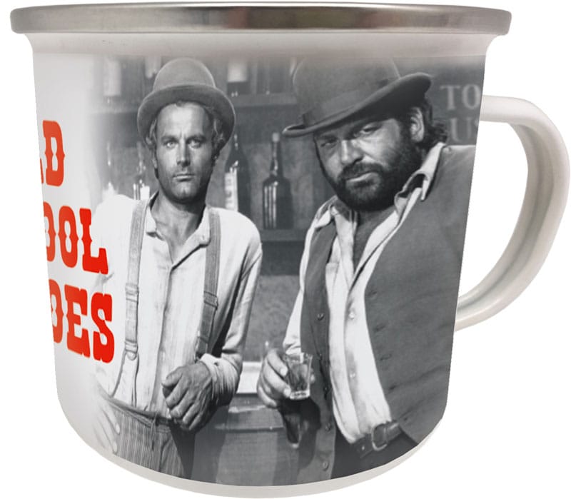 Bud Spencer & Terence Hill mug émail Old School Heroes