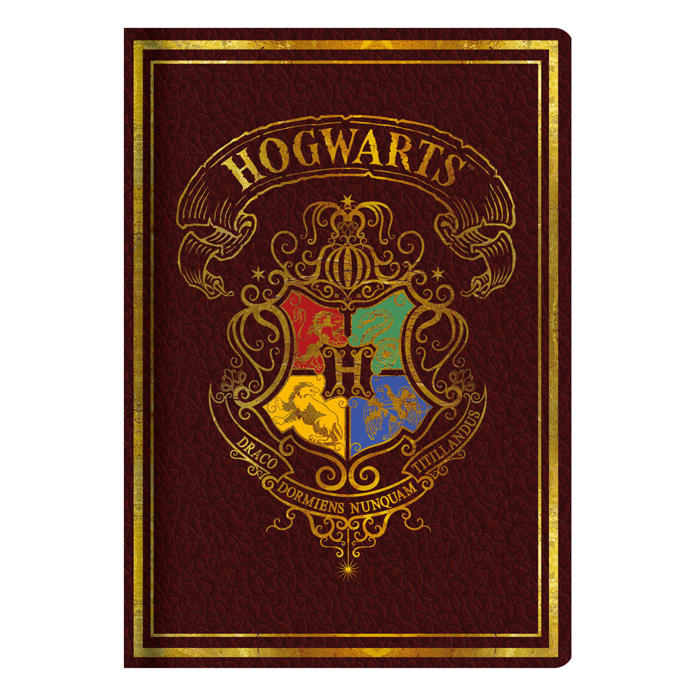 Harry Potter bloc-notes A5 Red Colourful Crest (carton de 6)