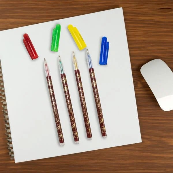 Harry Potter pack 4 stylos à gel Colourful Crest