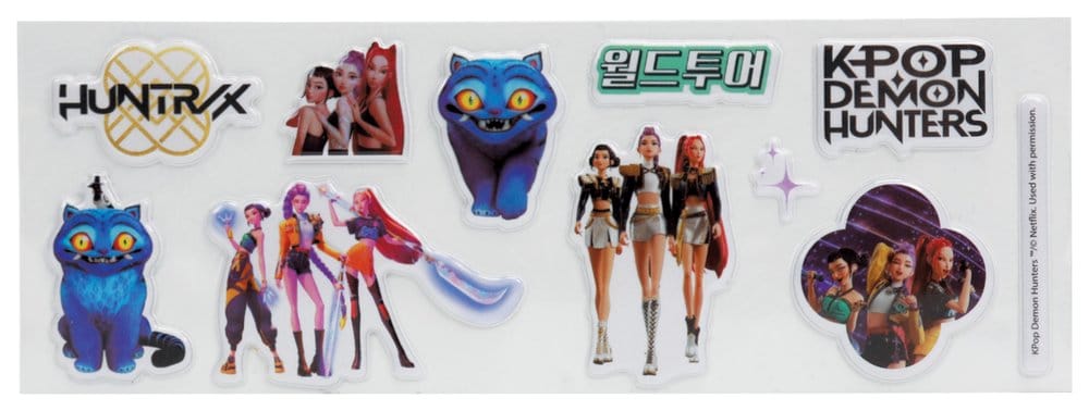 KPop Demon Hunters set d'écriture 10 pièces Huntr/x