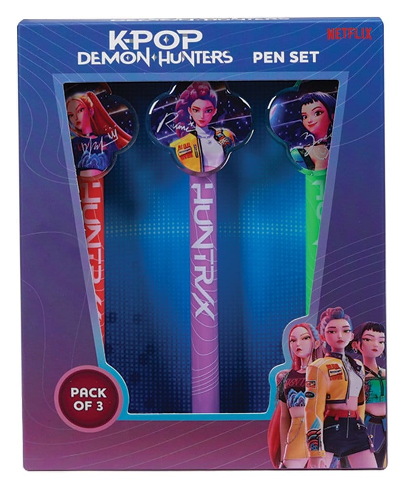 KPop Demon Hunters pack 3 stylos