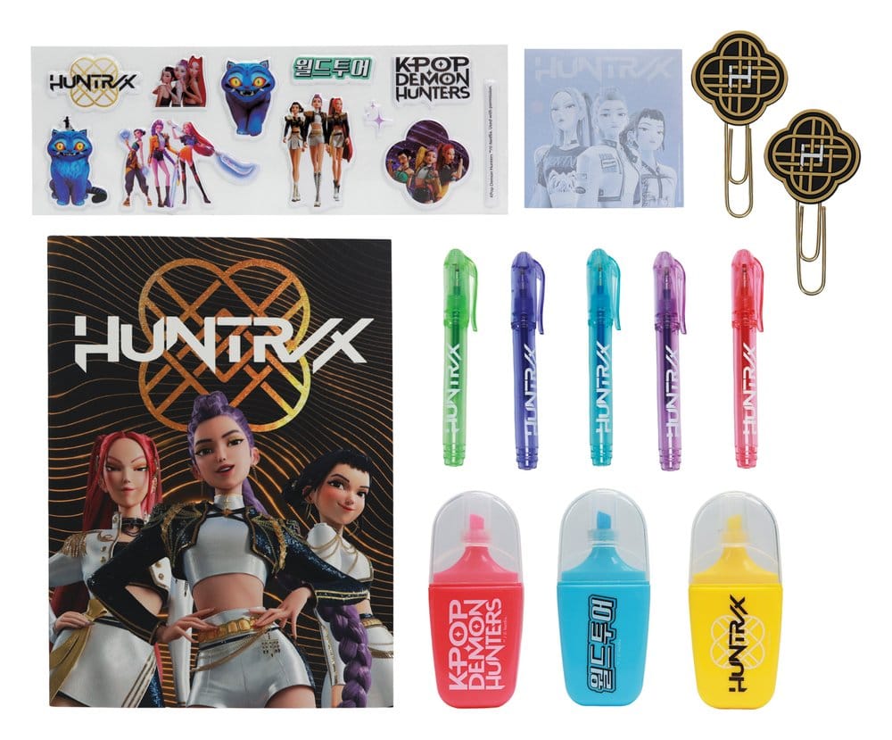 KPop Demon Hunters set d'écriture 10 pièces Golden