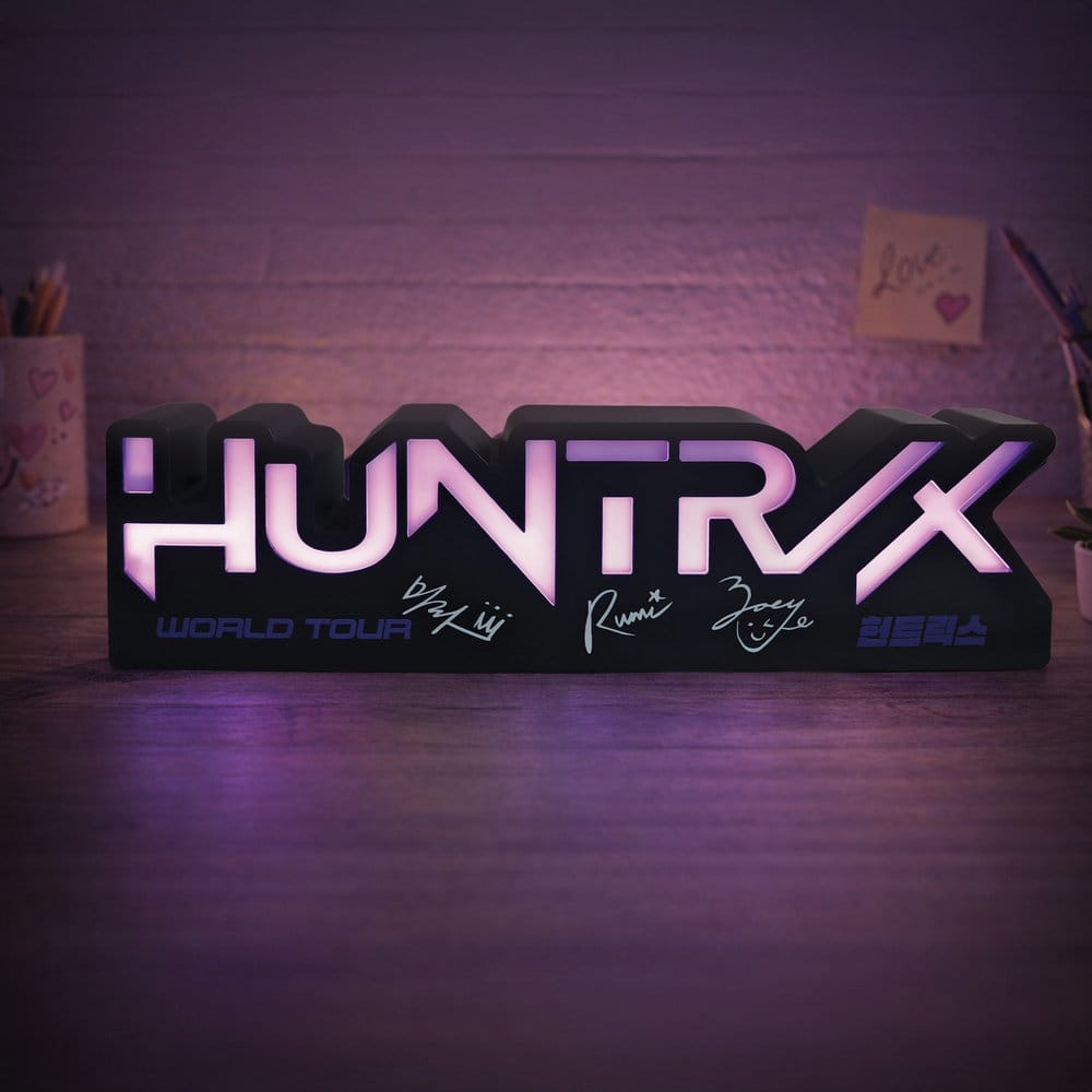 KPop Demon Hunters lampe Huntr/x Logo