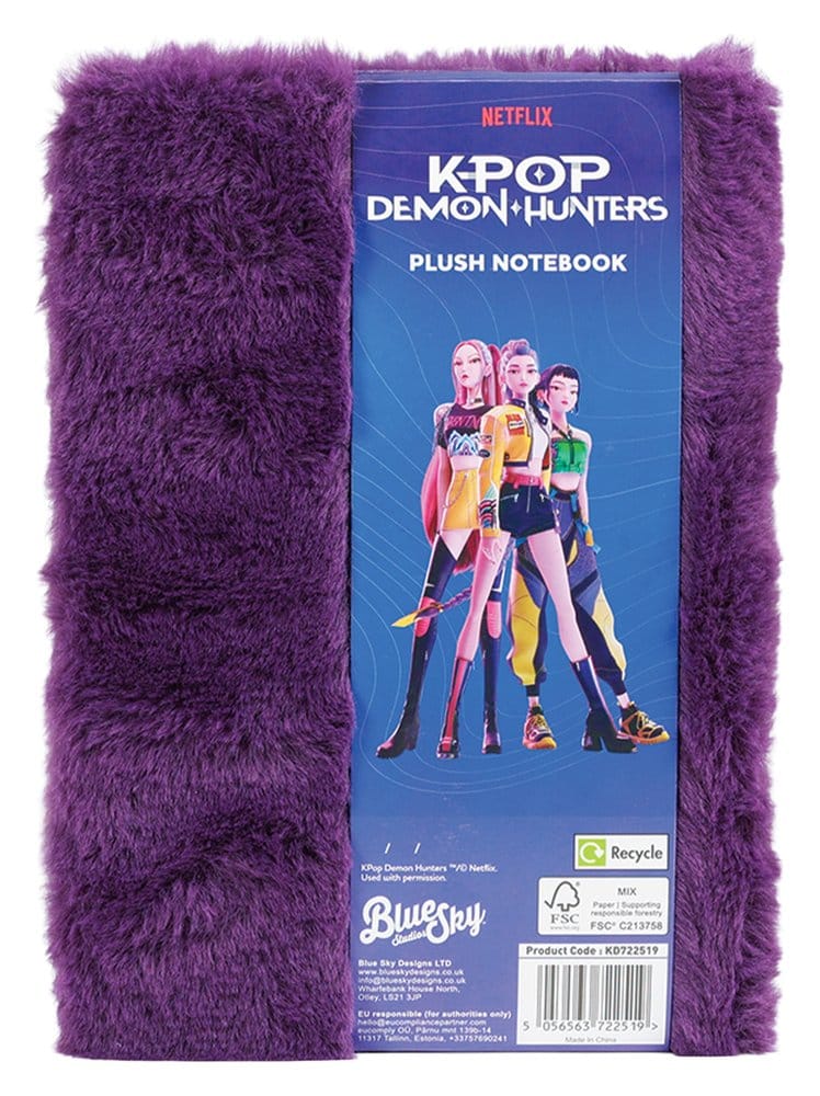 KPop Demon Hunters bloc-notes A5 Huntr/x Plush