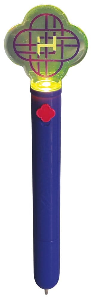 KPop Demon Hunters stylo à bille avec lumière Huntr/x