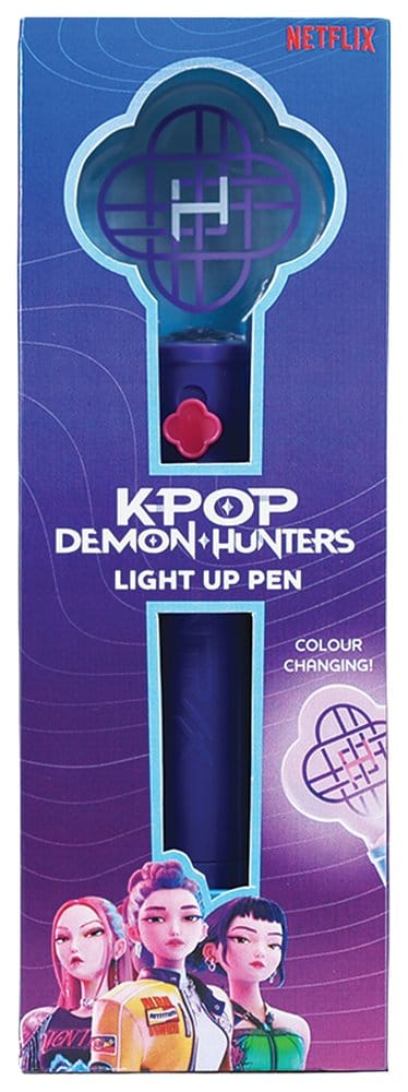 KPop Demon Hunters stylo à bille avec lumière Huntr/x