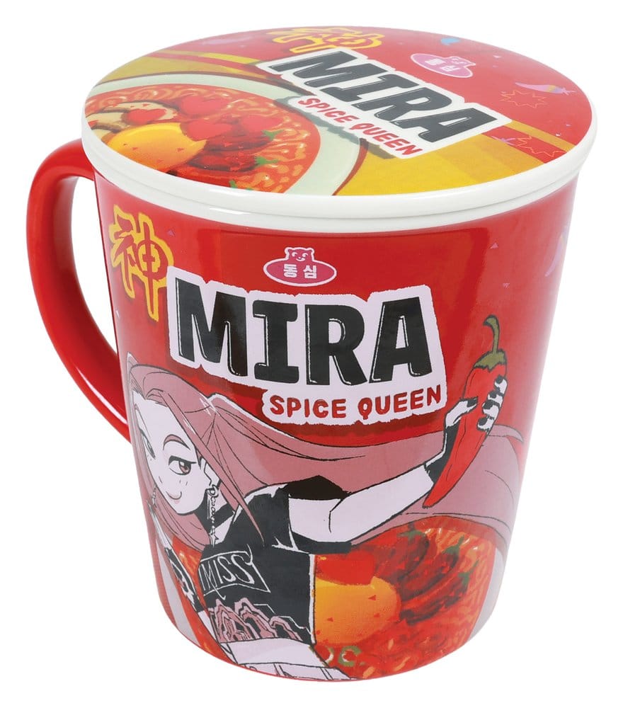 Kpop Demon Hunters mug avec couvercle Huntr/x Ramen