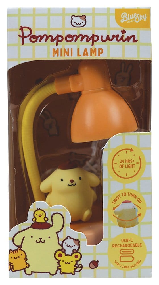 Sanrio lampe LED mini avec figurine Pompompurin 11 cm