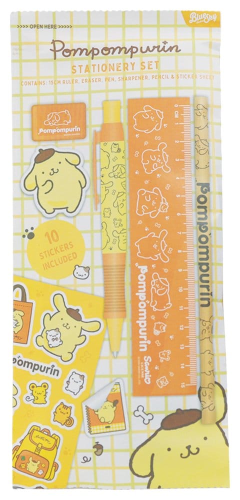 Sanrio set d'écriture 6 pièces Pompompurin