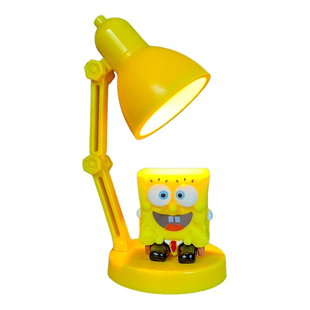 Bob l´éponge lampe LED mini avec figurine 10 cm