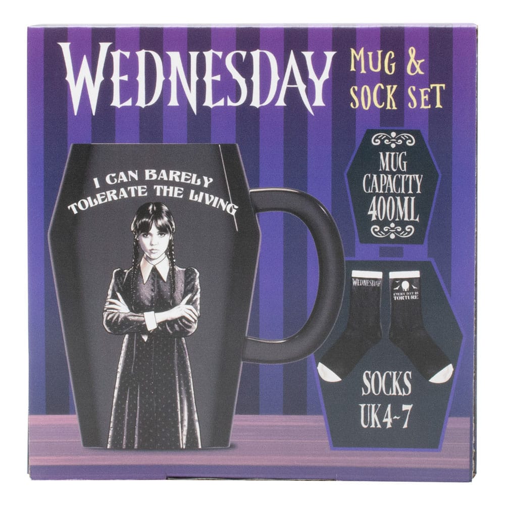 Wednesday mug et chaussettes Set