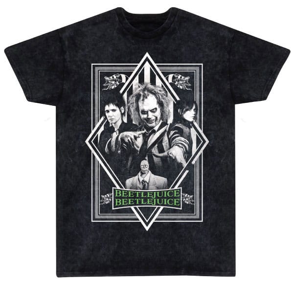 Beetlejuice 2 T-Shirt Poster Snow Wash (L)