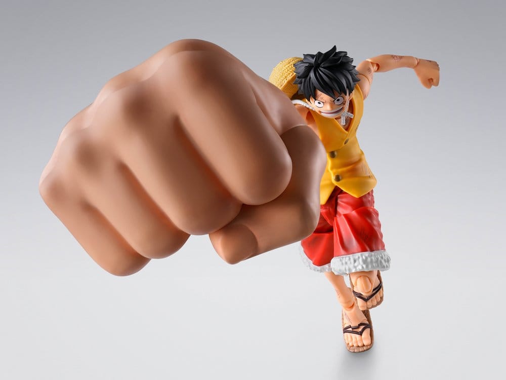 One Piece accessoires S.H. Figuarts Monkey D. Luffy -Marineford- "Gear Three" 17 cm