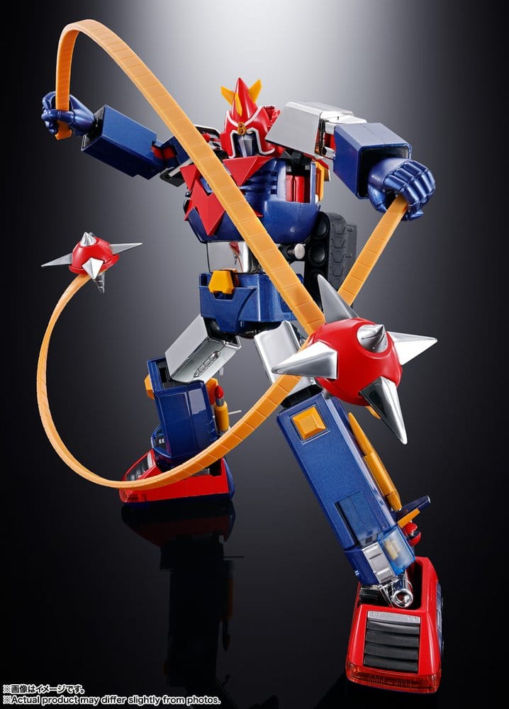 Super Electromagnetic Machine Voltes V figurine Diecast Soul of Chogokin GX-31SP Chodenji Machine Voltes V Chogokin 50th Ver. 25 cm