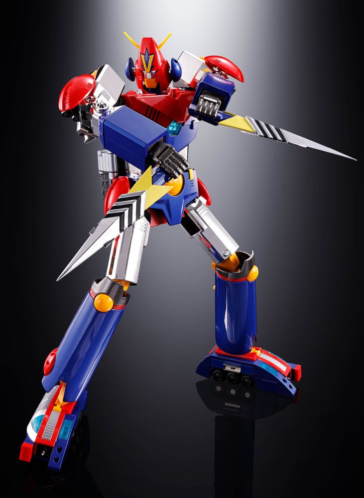 Chodenji Robo Combattler V figurine Diecast Soul of Chogokin GX50-SP Com-Battler V Chogokin 50th Anniversary Ver. 25 cm