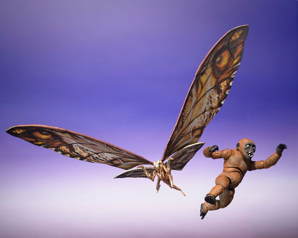 Godzilla x Kong: The New Empire Pack 2 figurines S.H. Monster Arts Suko & Mothra