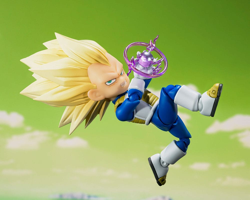 Dragon Ball figurine S.H.Figuarts Super Saiyan Level 3 Vegeta (mini) Daima 8 cm