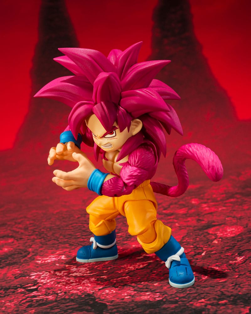 Dragon Ball Daima figurine S.H.Figuarts Super Saiyan Level 4 Son Goku (mini) 8 cm