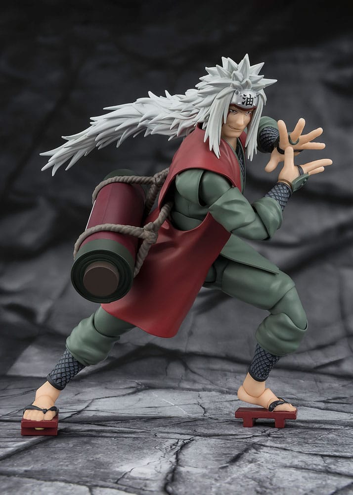 Naruto figurine S.H.Figuarts Jiraiya Hidden Leaf Heroic Master Sage (Sage Mode Set) 17 cm