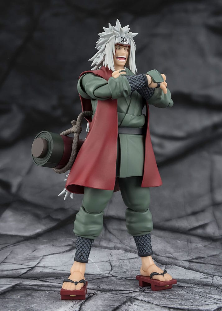 Naruto figurine S.H.Figuarts Jiraiya Hidden Leaf Heroic Master Sage (Sage Mode Set) 17 cm