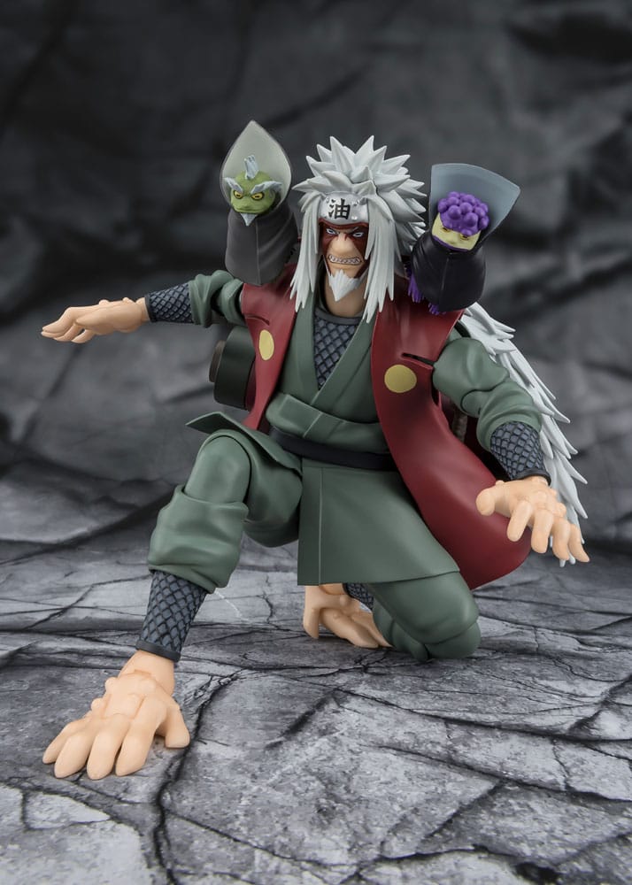 Naruto figurine S.H.Figuarts Jiraiya Hidden Leaf Heroic Master Sage (Sage Mode Set) 17 cm