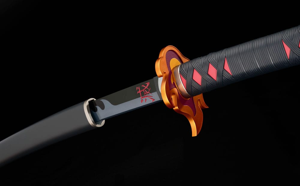 Demon Slayer : Kimetsu no Yaiba Réplique Proplica épée Nichirin (Tanjiro Kamado) Kyojuro Rengoku´s Sword Gueard Ver. 88 cm