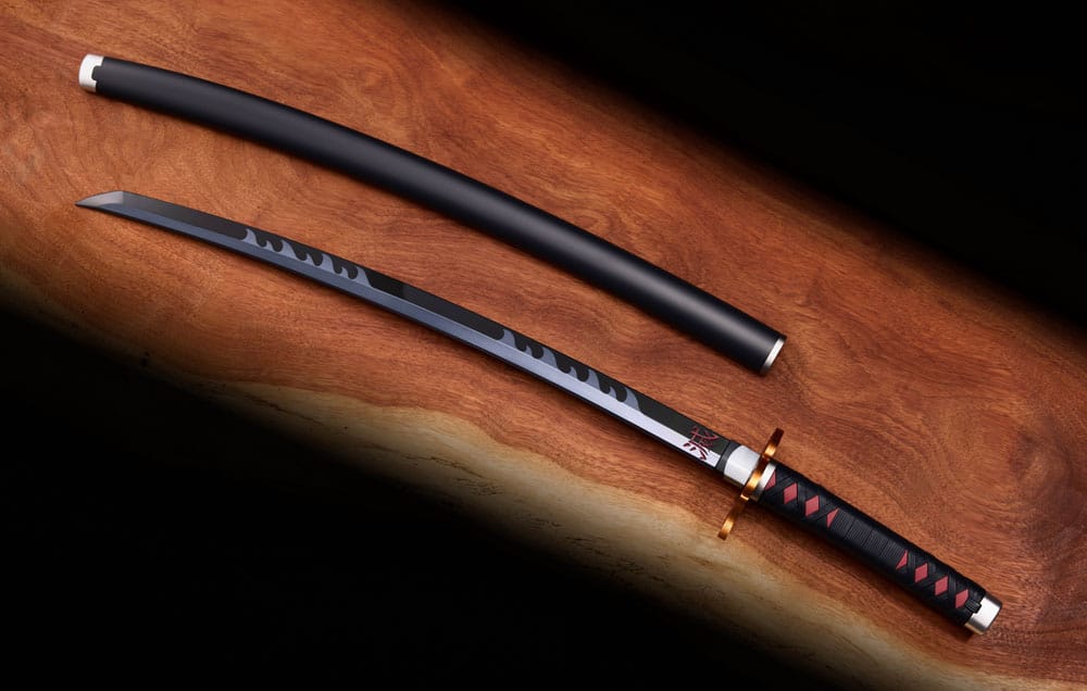 Demon Slayer : Kimetsu no Yaiba Réplique Proplica épée Nichirin (Tanjiro Kamado) Kyojuro Rengoku´s Sword Gueard Ver. 88 cm