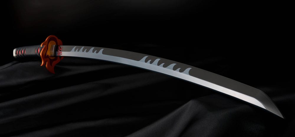 Demon Slayer : Kimetsu no Yaiba Réplique Proplica épée Nichirin (Tanjiro Kamado) Kyojuro Rengoku´s Sword Gueard Ver. 88 cm