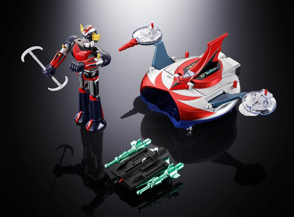 UFO Robo Grendizer figurine Chogokin Deluxe Grendizer & UFO Spazer 14 cm