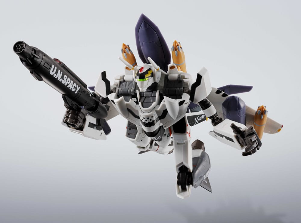 Macross figurine Hi-Metal R Chogokin VF-0S Phoenix (Roy Focker Use) & QF-2200D-B Ghost Set 14 cm
