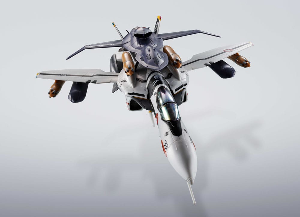 Macross figurine Hi-Metal R Chogokin VF-0S Phoenix (Roy Focker Use) & QF-2200D-B Ghost Set 14 cm