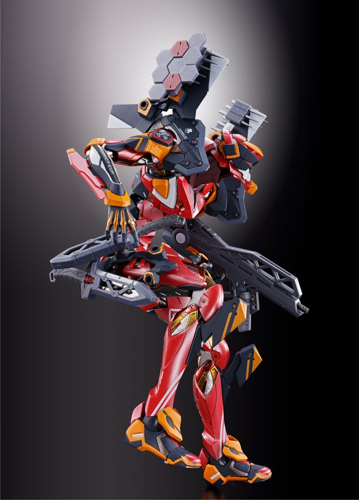 Neon Genesis Evangelion figurine Diecast Metal Build Eva Production Model-02 30th with the Spear of Cassius 22 cm