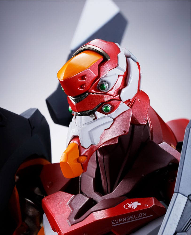 Neon Genesis Evangelion figurine Diecast Metal Build Eva Production Model-02 30th with the Spear of Cassius 22 cm
