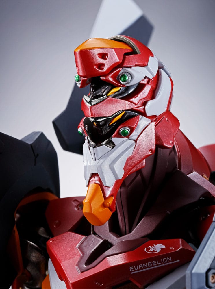 Neon Genesis Evangelion figurine Diecast Metal Build Eva Production Model-02 30th with the Spear of Cassius 22 cm