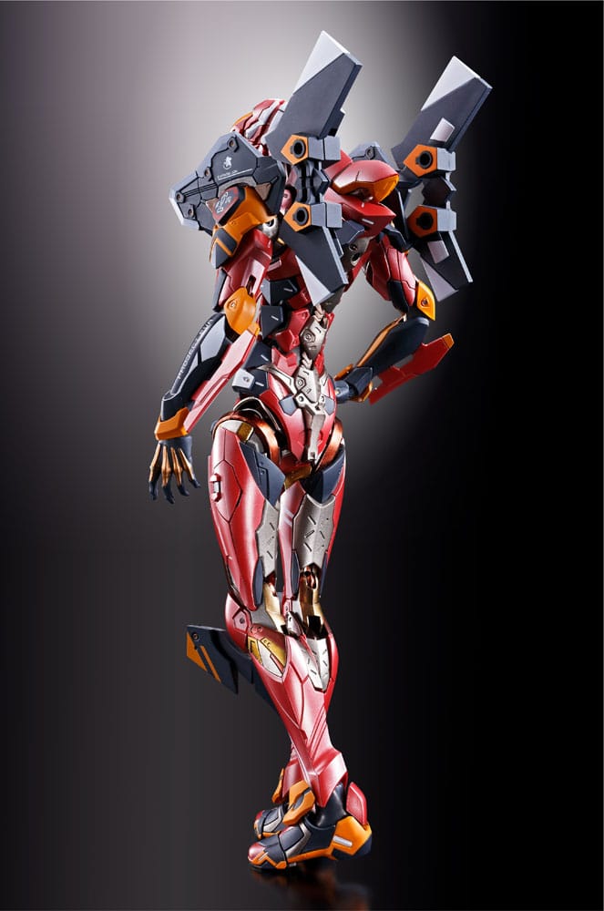 Neon Genesis Evangelion figurine Diecast Metal Build Eva Production Model-02 30th with the Spear of Cassius 22 cm