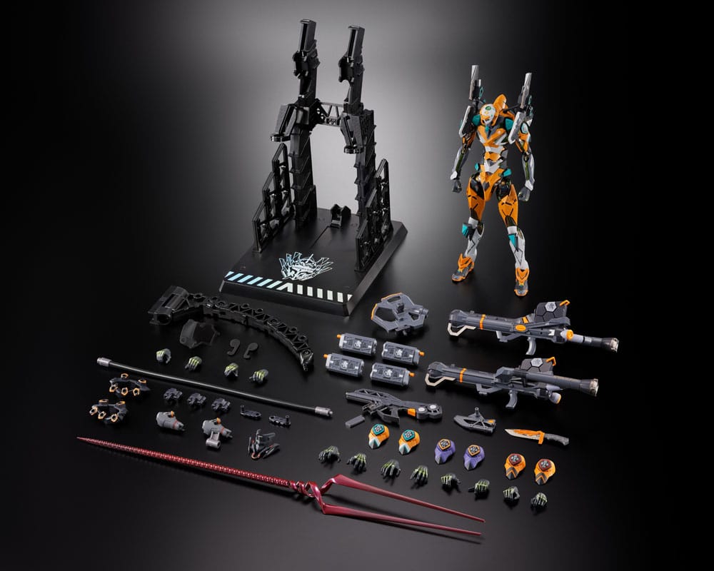 Neon Genesis Evangelion figurine Diecast Metal Build Eva Test Type-00/00 30th with the Spear of Longinus 22 cm