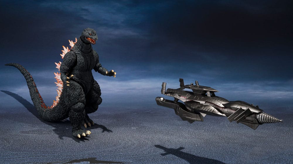 Godzilla: Final Wars figurine S.H.MonsterArts Godzilla Heat Ray Ver. vs. New Gotengo 16 cm