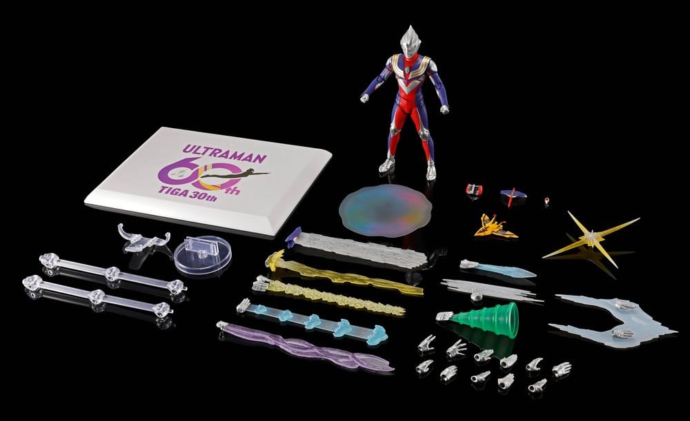 Ultraman Series figurine S.H.Figuarts Shinkocchou Seihou Ultraman Tiga Multi Type 30th Anniversary Edition 15 cm