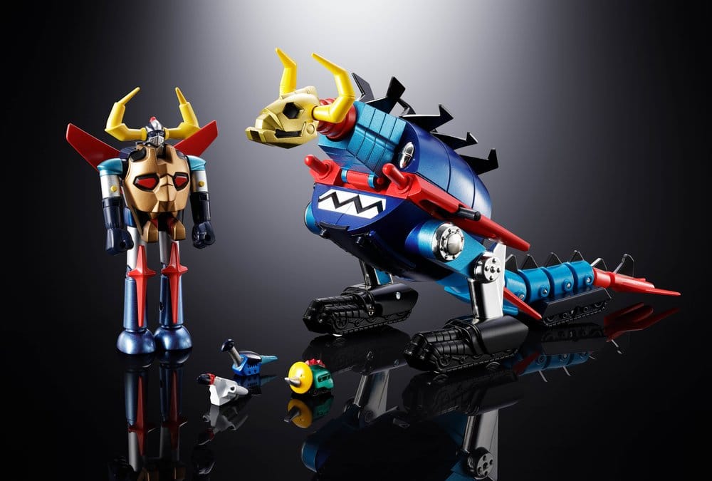 Dino Mech Gaiking figurine Chogokin Daikumaryu & Gaiking 20 cm