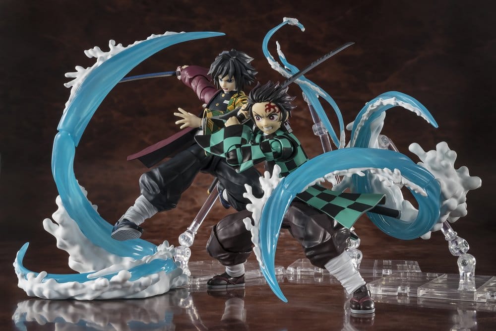 Demon Slayer: Kimetsu no Yaiba accessoires S.H. Figuarts Tanjiro Kamado & Giyu Tomioka Water Breathing Option Parts Set