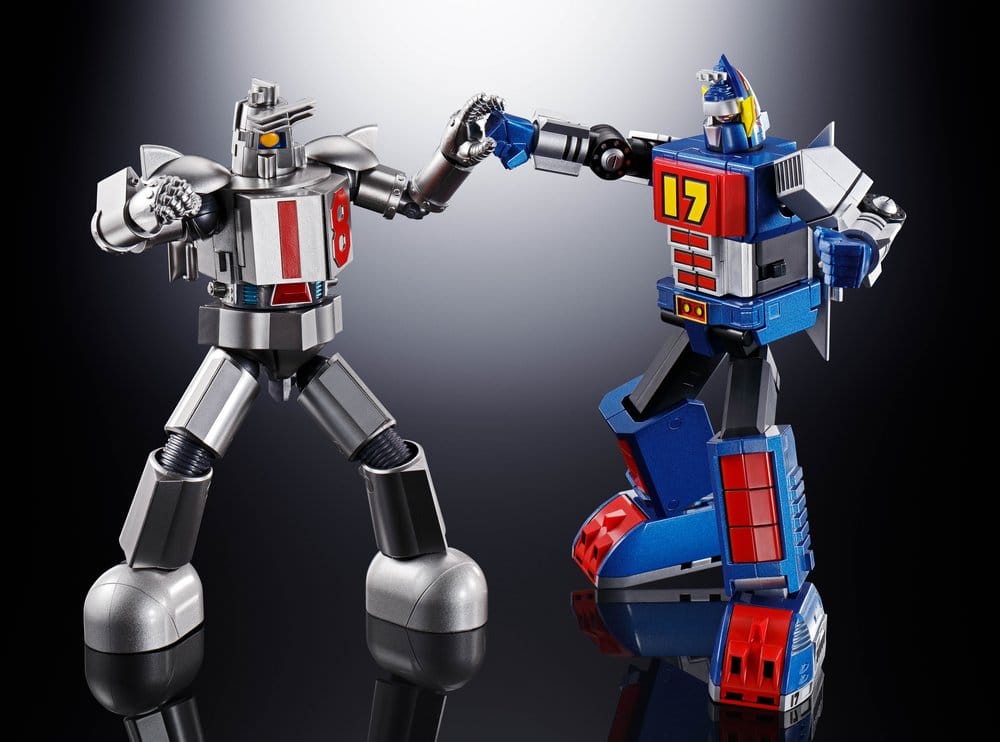 Daitetsujin 17 figurine Diecast Soul of Chogokin GX-101S Daitetsujin 17 & 18 Graviton Box 18 cm