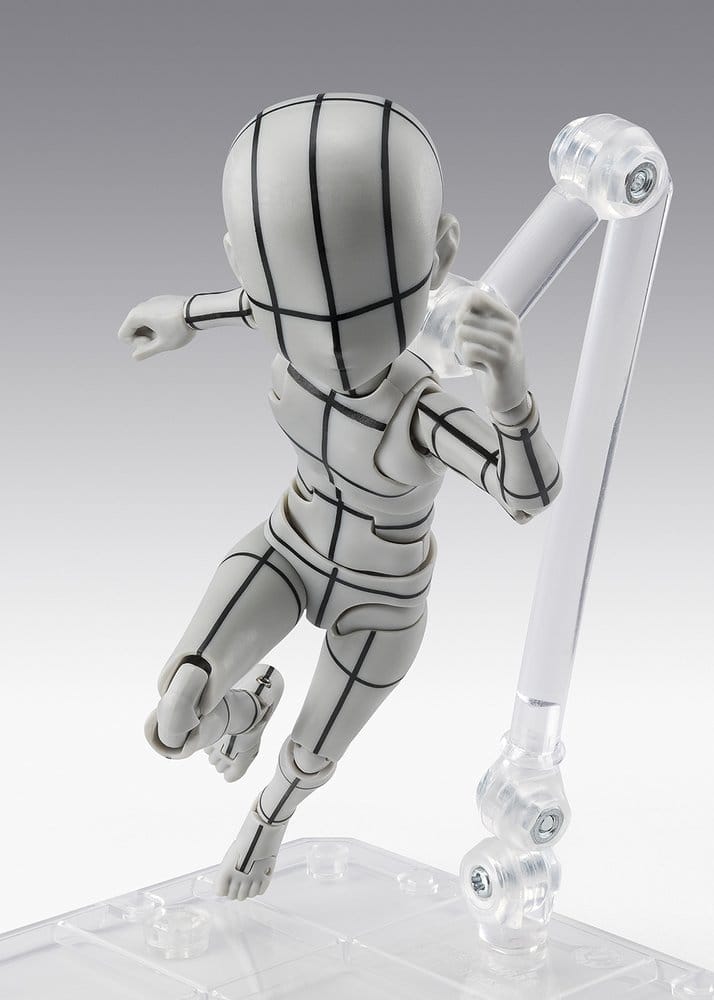 S.H.Figuarts figurine Body-Kun -Ken Sugimori- Edition -Wireframe- (Gray Color Ver.) 13 cm