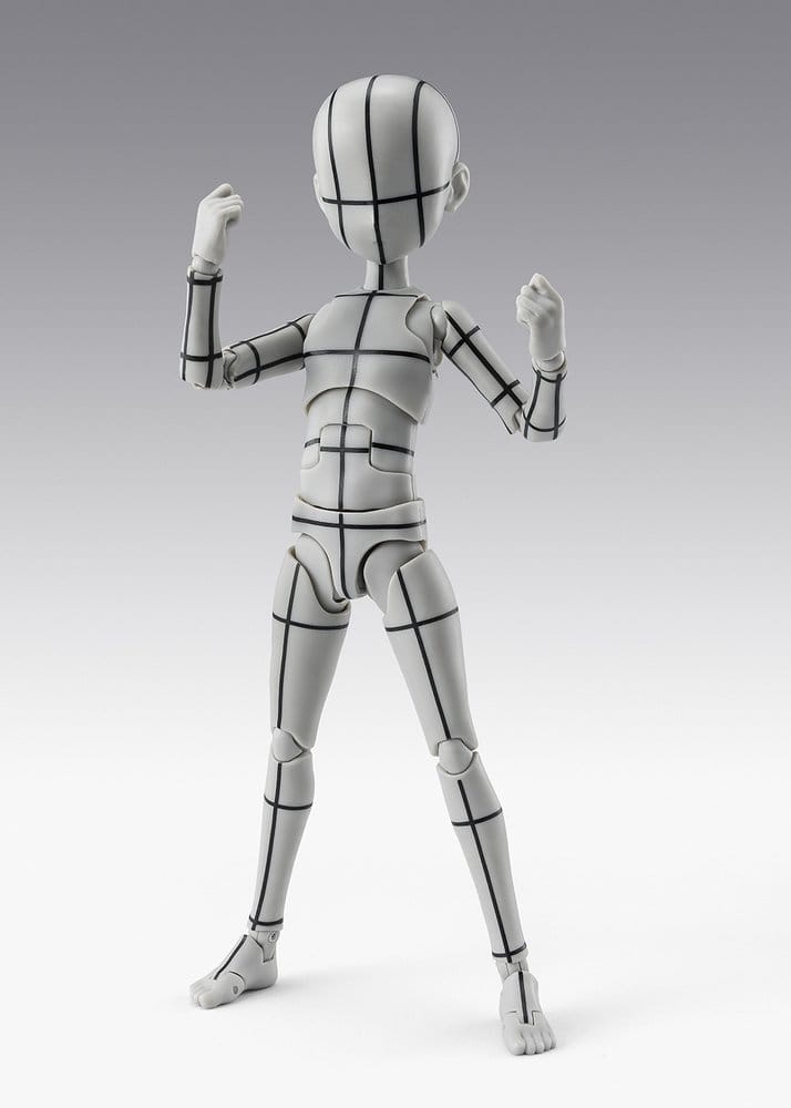 S.H.Figuarts figurine Body-Kun -Ken Sugimori- Edition -Wireframe- (Gray Color Ver.) 13 cm