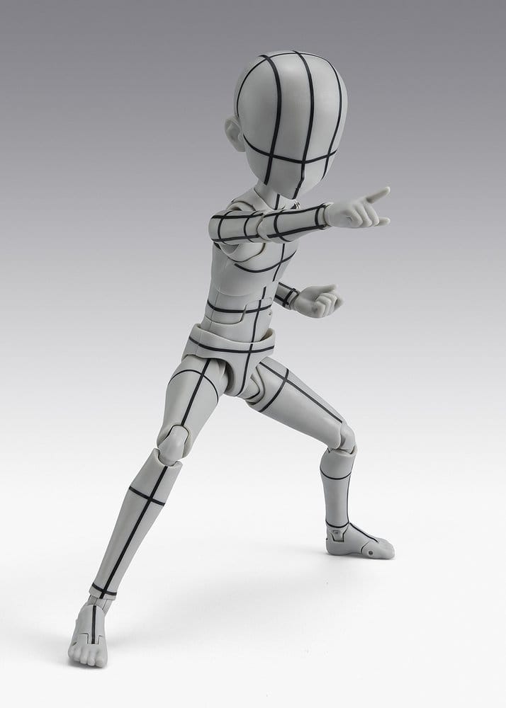 S.H.Figuarts figurine Body-Kun -Ken Sugimori- Edition -Wireframe- (Gray Color Ver.) 13 cm