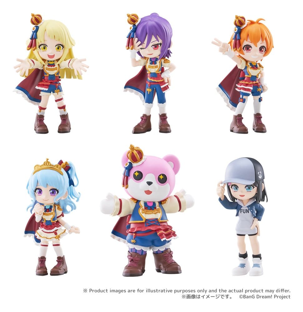 BanG Dream! présentoir boîte-mystère figurines mini PalVerse Hello, Happy World! (6)