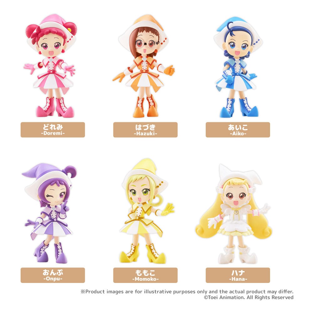 Ojamajo Doremi "Dokkan!" assortiment boîte-mystère figurines PVC PalVerse 9 cm (6)