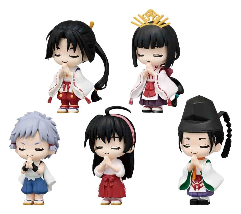 The Elusive Samurai PVC Figure Gassho Display Box (6) 5 cm