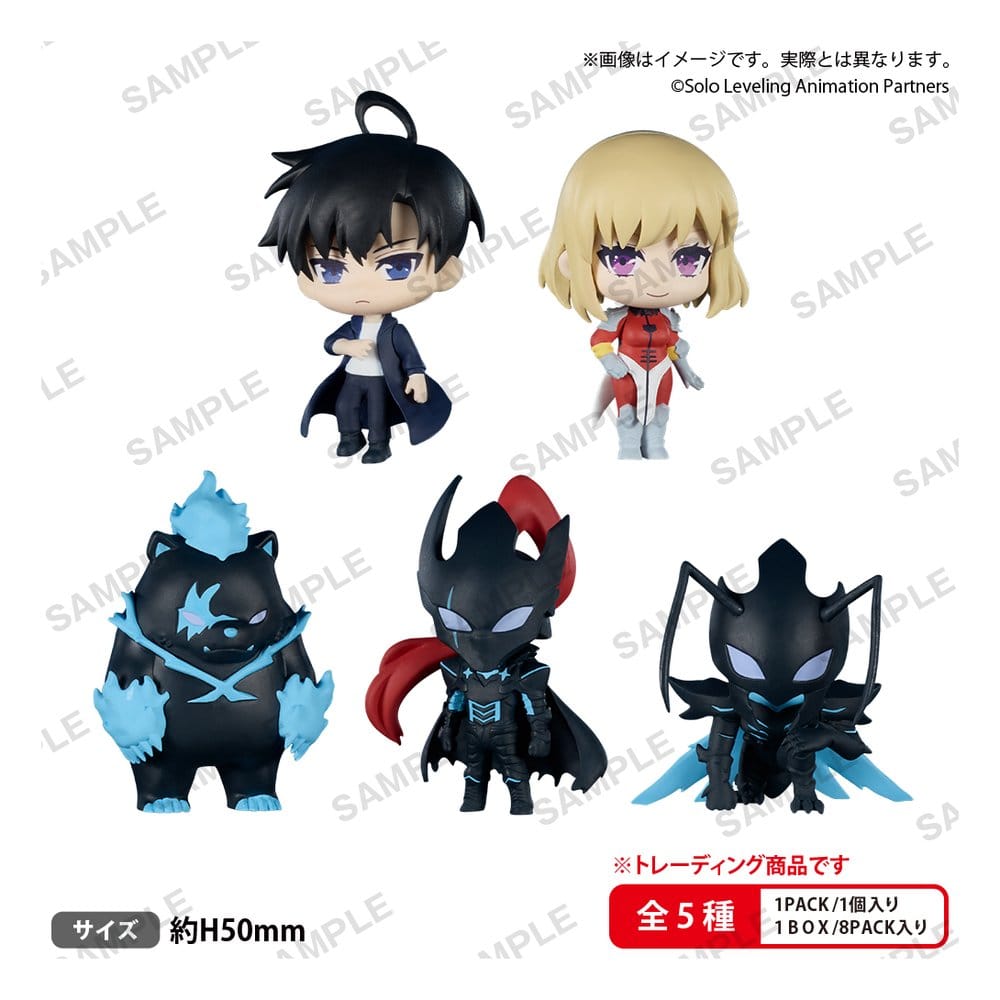 Solo Leveling Blind Box présentoir figurines mini The Box Rich (8)
